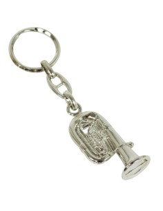 Llavero Tuba  Med: 5 cm. (ftl008) Plateado (Ultimas Unidades)
