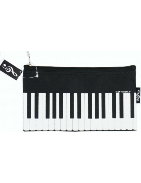 Estuche Escolar Teclado Agifty P-1024 Negro