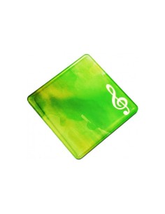 Imán Posavasos Agifty M-1020 Clave de Sol Verde