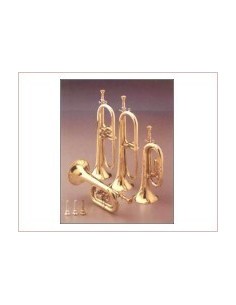 Cornet Honsuy (Long) C/Sib (Argent) avec 1 piston