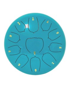 Tongue Drum 10" (25 cm.) 11 Tonos (Inc.Mazas,Porta Mazas,Funda Acolchada,Pegatinas Notas,Paño y Pua)