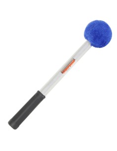 Maza Surdo Mango Aluminio Med: Mango: 35 x 2,8 cm. Bola 6  x 6,5 cm. Peso: 180gr. Azul