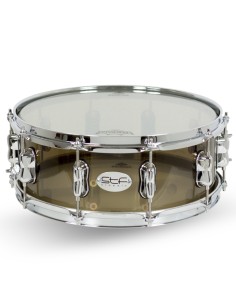 Caja Banda 35 Ø x 14 cm. (14"x 5.6") Parche Remo Ambassador, Casco Metacrilato, Aros Metal STF Class