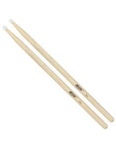 Baquetas (Par) Bateria 5A Punta Nylon 15 mm. (ref.vg-5an) Roble