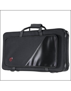 Estuche Saxofon Alto & Saxofon Soprano Acolchado ref.8220 Medidas:76x36x15 cm. Negro