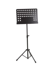 Atril Orquesta (atd01) Altura: 92 a 136 cm. Bandeja 47,5x33,5 cm. Peso: 2,6kg. Negro
