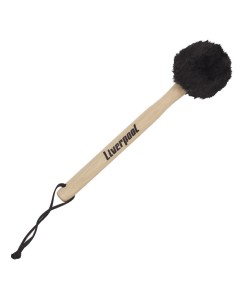 Maza Surdo Mango Corto Madera Bola Peluche Mango: 30 x2,5 cm. Bola 6 x 6,5 cm. Peso: 140gr. Negro