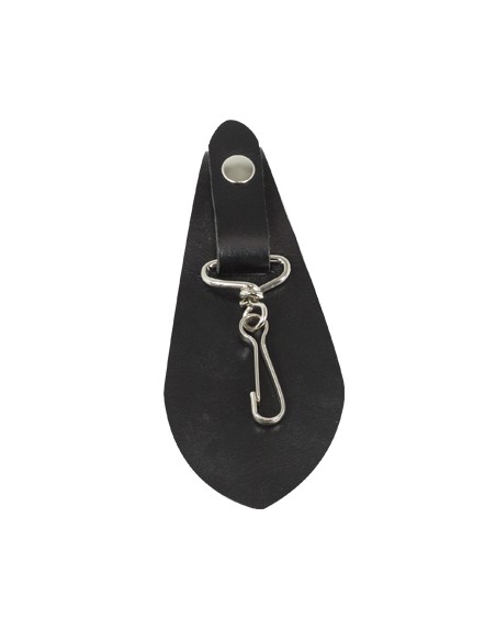 Colgador Corneta Piel (Negro)