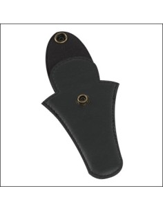 Funda Boquilla Tuba (ref.bhz301) Med: 9x3 cm. Piel Negro