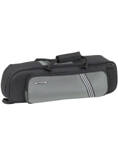 Estuche Trompeta Acolchado 15 mm med: 52x16x10 cm. ref.165omb Negro y Gris