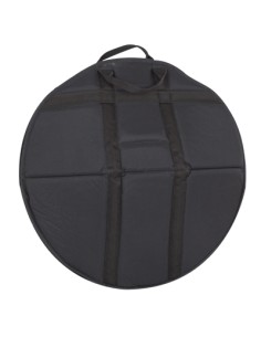 Estuche Funda Hang Drum Mochila Acolchado 20mm Diametro: 60cm. Altura: 20cm. Negro