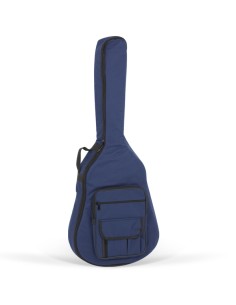 Estuche Funda Guitarra Acustica Mochila Acolchado 10 mm. (ref. 32b-w) Med: 106x41x30x11cm. Azul