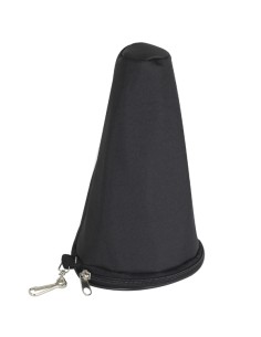 Funda Sordina Trompa (Trombon) con Mosqueton Metalico Acolchado 10 mm. Med: 16x27 cm. Nylon Negro