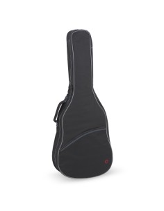 Estuche Funda Guitarra Acustica Mochila Acol.10 mm. Med. Int.: 108x42x31x11cm. Peso: 1Kg. Negro/Gris