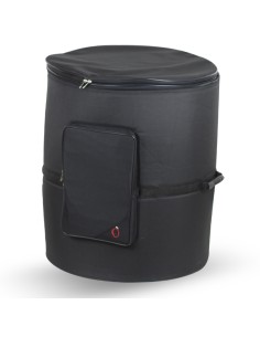 Estuche Funda Surdo 18" Mochila y Bolsillo Acolchado 10 mm. Med: 54X66 cm. Negro