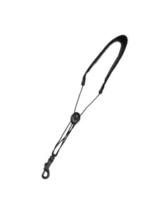 Cordon Saxo Piel Acolchado Ancho 45 mm. XD523-2 Mosqueton Plastico Negro