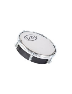 Tamborim 6" ABS Izzo 6 Div. Fijas Niqueladas (Ref.Iz3691) Peso: 330gr. Negro