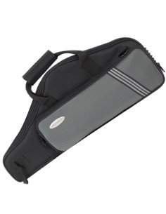 Estuche Funda Saxofon Alto Mochila Acolchado 15 mm. (ref.118) Negro y Gris