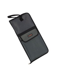 Funda Baquetas Capacidad 12 pares Medida Funda abierta: 44x44 cm. Negro y Gris