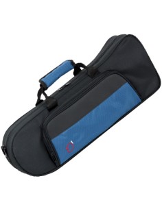 Estuche Trompeta Forma med:52,5x(17x20)x10 cm. ref.8460fsh (Negro y Azul)