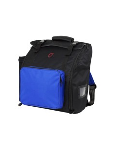 Estuche Funda Acordeón 24/48 Bajos (Medidas Internas: 38x37x23cm) Negro/Azul