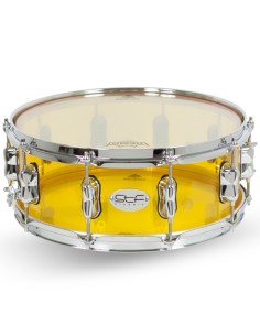 Caja Banda 35 Ø x 14 cm. (14"x 5.6") Parche Remo Ambassador, Casco Metacrilato, Aros Metal STF Class