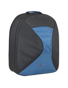 Estuche Trompa Campana desmontable Forma Mochila med:48x38x30 cm. ref.8490fsh (Negro y Azul)