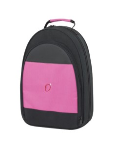Estuche Clarinete Forma Mochila med:37x26,5x20x9 cm. ref.8415fsh (Negro y Fucsia)