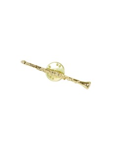 Pin Clarinete ftp003 Dorado Medida Largo: 4,5cm.