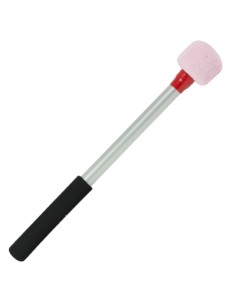 Maza Surdo Mango Aluminio Acolchado Gonalca Med: Largo total: 39 cm. Bola: Alto 5 cm. Ancho 5,8 cm.