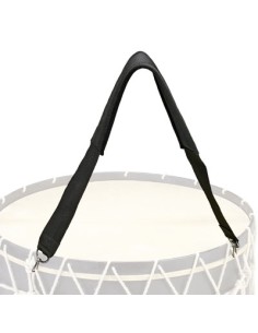 Bandolera Cinto Tambor Infantil Acolchado Med: 4x80 cm. Negro