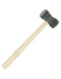 Maza Campanologo Cabeza Nylon Mango Madera Gonalca Longitud Mango: 23 cm. (ref.02597) Negro