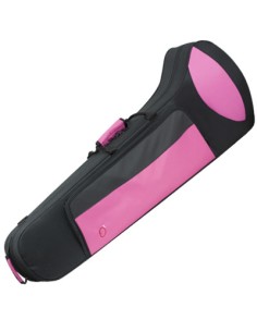 Estuche Trombon Alto med:91x(28x18)x10 cm. ref.8425 fsh (Negro y Fucsia)