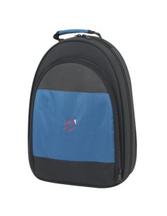 Estuche Clarinete Forma Mochila med:37x26,5x20x9 cm. ref.8415fsh (Negro y Azul)