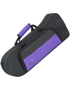 Estuche Trompeta Forma med:52,5x(17x20)x10 cm. ref.8460fsh (Negro y morado)