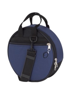 Estuche Funda Pandereta (Pandero) Acolchado 10 mm. Med: 30x9 cm. Negro y Azul