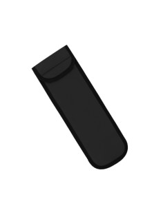 Funda Flaviol Valenciano (Gralla) Acolchado 2 mm. ref.26 Medidas: 20x6 cm. Negro