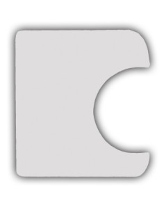 Golpeador Guitarra Clasica Adhesivo Forma Med: 20x19 cm. Transparente