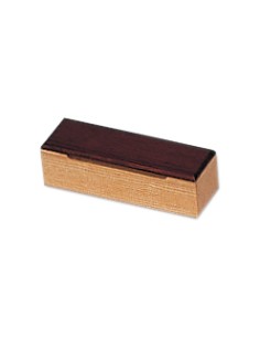 Caja China Plana Med: 12,5 x 4 cm. Peso: 150gr. Fresno y Palosanto Natural