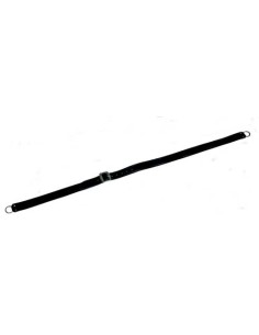 Bandolera Caja Recta con Hebilla, Piel Sintetica, Longitud 170 Cm. Anchura: 4 Cm. Negro