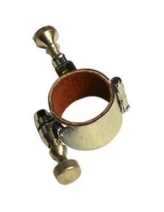 Atril Marcha Argolla Soporte Atril Trombon Ø19.5 mm. Abierto con Bisagra Dorado (No Incorpora Atril)