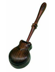 Castañuela con Mango Granadillo Marron Peso 115gr.