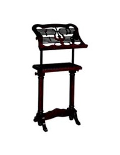Atril Orquesta Madera Maciza con Bandeja Calada 60 x 40 cm. Peso: 8kg.