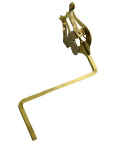 Atril Marcha Saxofon Tenor 90 mm. Tamaño Normal 55 x 45 mm. Dorado