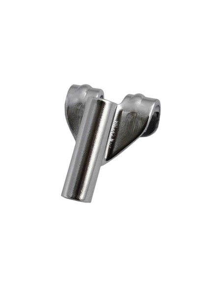 Gancho Tambor con Ranura Plateado