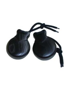 Castañuelas Marca Samba Imitacion Ebano nº 7 Negro Iniciacion