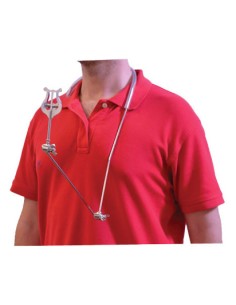 Atril Marcha Universal Cuello Normal 55 x 35 mm.(Solo Instrumentos donde queda libre lado izquierdo)