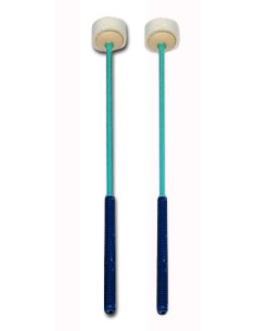 Mazas Metalofono Soprano (Par) Bola Fieltro Mango Plastico Med: Ø 32mm. Longitud: 320 mm. Media