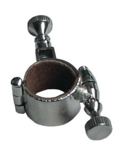 Atril Marcha Corneta con Argolla Abierta Ø18 mm. Cromado