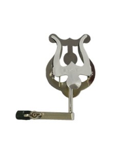 Atril Marcha Caja con Pinza Tamaño Super 70 x 55 mm. Cromado